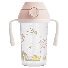모윰 모브아 디어포니 에디션 원터치 빨대컵, 베이지, 1개, 250ml 베이지, 1개, 250ml