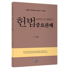 2025 상하반기 헌법 중요판례:5급공채 국립외교원 입법고시 지역인재, 윌비스