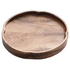 쿠쏘 호두나무 티트레이 H타입 14 x 14 x 2 cm, 우드, 1개