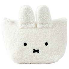 스튜디오에잇 미피 얼굴 슬림 파우치, 화이트, 1개