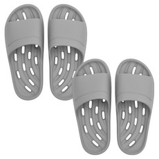 PANTONE EVA 防滑 加厚 浴室拖鞋, 2個, 灰色