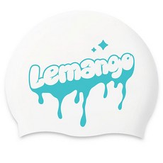LEMAnGO 男女通用 Dripfin 薄荷 室內外泳帽 5233