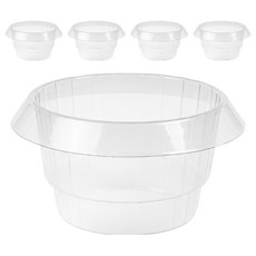 조인메이드 묘묙 달팽이 방지 보호 화분 투명 원형, 5개