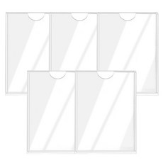 KHOKURI 橫豎兩用黏貼式壓克力架 6W0087, 5個