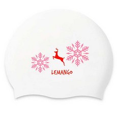 르망고 남녀공용 스노우디어 실내외 수모 4212, 화이트, 1개