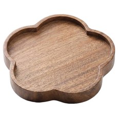 쿠쏘 호두나무 티트레이 I타입 14 x 14 x 2 cm, 우드, 1개