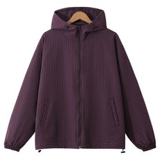 엠엔씨 남녀공용 체크 스트링 후드 바람막이 MDJK316LJ