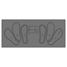 영핏 스쿼트 훈련 매트 초보자 스쿼트 보조 패드, 그레이, 1개