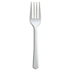 Tomi Yami 獨立包裝一次性大叉子 白色, 500個, 1個