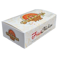 뉴기성 닭박스 소, 화이트 + 레드, 1개