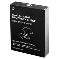 생활백서 블랙코트 리커버리 세탁 시트, 30개입, 1개