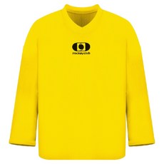 hocky club 練習用冰上曲棍球球衣, 亮黃色, 1個