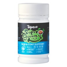 Tapazo 特百滋 超級軟糖 犬用美毛, 1個, 皮毛保健, 40顆