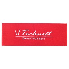 Technist 羽球運動毛巾 116 x 40 cm TA-T07, 1個, 紅色