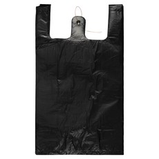 무상표 손잡이 비닐봉투 검정, 200개, 20L 200개, 20L