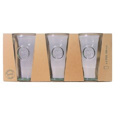 산미구엘 어센틱 코니코 글라스 잔 300ml x 3p, 투명색, 1개