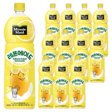 미닛메이드 레몬에이드, 1.5L, 12개