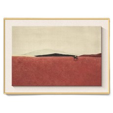 다담리빙 중세풍 고급 거실 소파 장식 알루미늄 액자 Riding, 골드