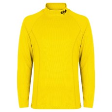 하키클럽 스포츠 이너웨어 반목 탑 티셔츠, 라이팅 옐로우