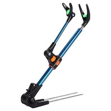 SRF 낚시 받침 7단 조절 거치대, 블루