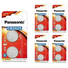 파나소닉 리퓸 코인 건전지 CR2025, 2개입, 5개
