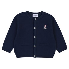 absorba 嬰幼兒亨利領針織開襟衫