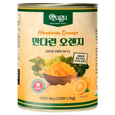 큐구 만다린오렌지 감귤통조림, 3kg, 1개