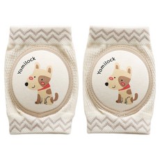 요미락 오가닉 무릎 보호대 2p, 코코, 1개