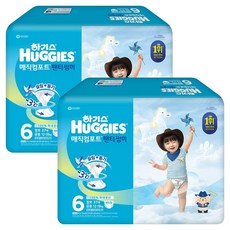 하기스 2026 매직컴포트 썸머 슬림 팬티형 기저귀 남여공용, 74매, 6단계 74매, 6단계