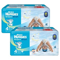 하기스 2026 매직컴포트 썸머 슬림 팬티형 기저귀 남여공용, 104매, 4단계