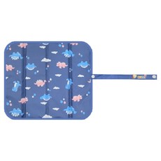 더해피 휴대용 접이식 등산 방석 2p, 32 공룡 네이비