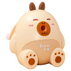 아이나라에듀 느긋한 카피바라 연필깎이, 1개, 베이지