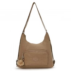 kipling 肩背後背兩用包 YENNA 背提包 KPKI67217CN10OS, 棕褐色