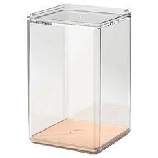 데일로그 고투명 아크릴 피규어 케이스 1구 진열장 보관함 핑크, 6개