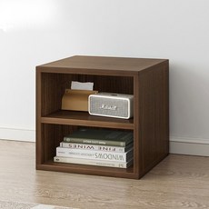 HORLA 生活家居 雙層櫃 RUY160213 30 x 30 x 30cm, 檀木色, 1件