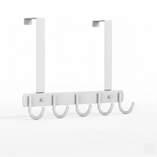 MARKETPIA 多用途門後掛鉤 5鉤 13 x 36 cm