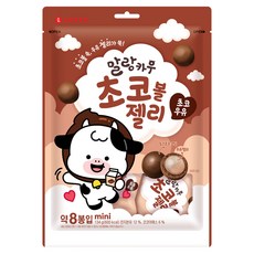 롯데웰푸드 말랑카우 초코볼젤리 초코우유맛, 1개, 134g