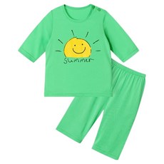 유니프랜드 아동용 써니 쿨메쉬 7부내의 상하 세트