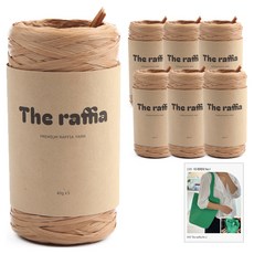 브랜드얀 더 라피아 DIY No 1 백 7p 도안, 8703 진저, 1개