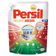 퍼실 초미세세탁 엑스퍼트 삶음파워 맥스 일반용 액체세제 리필, 1개, 1.8L
