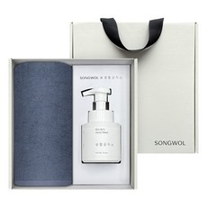 松月毛巾 生活工坊 素色潔淨洗臉毛巾 150g 30支棉紗 + 洗手乳 250ml 多功能禮盒組