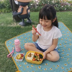 (주)더해피 접이식 피크닉 매트, 29 꿀벌 민트
