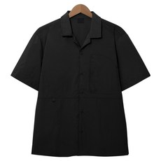 M.N.C 男士日常尼龍短袖襯衫式外套 MDSS074WS