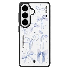 earp earp 藍色緞帶白色環氧樹脂手機殼 Basic