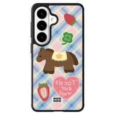 어프어프 포니 체크 에폭시 휴대폰 케이스 MagSafe