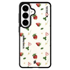 어프어프 스트로베리 플라워 아이보리 에폭시 휴대폰 케이스 Basic