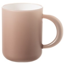 코다치프 비비드 PP 욕실 심플 손잡이 양치컵 위 8.5cm x 아래 8.5cm x 높이 11cm, 더스트브라운, 1개