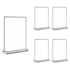 코쿠리 아크릴꽂이 T자형 POP 메뉴판 세로 버전 6W0095, 5개