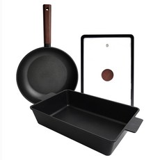 DELLAGO 電磁爐 Oil Master 平底鍋 2件組