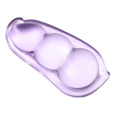 TIMLEI 透明硅膠護腕/辦公桌親膚解壓立體柔軟鍵盤護腕/手腕墊, 紫色, 1個